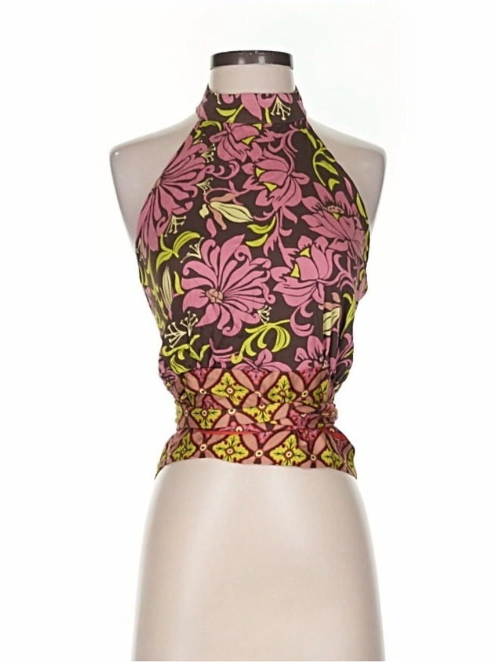 Haute Hippei Top in Pink & Brown